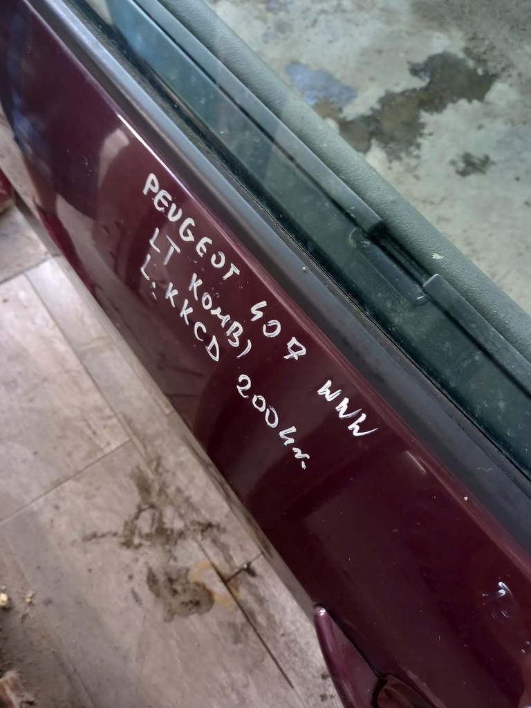 фото №11, Дверь задняя левая kkcd peugeot 407 kombi 2.0 b