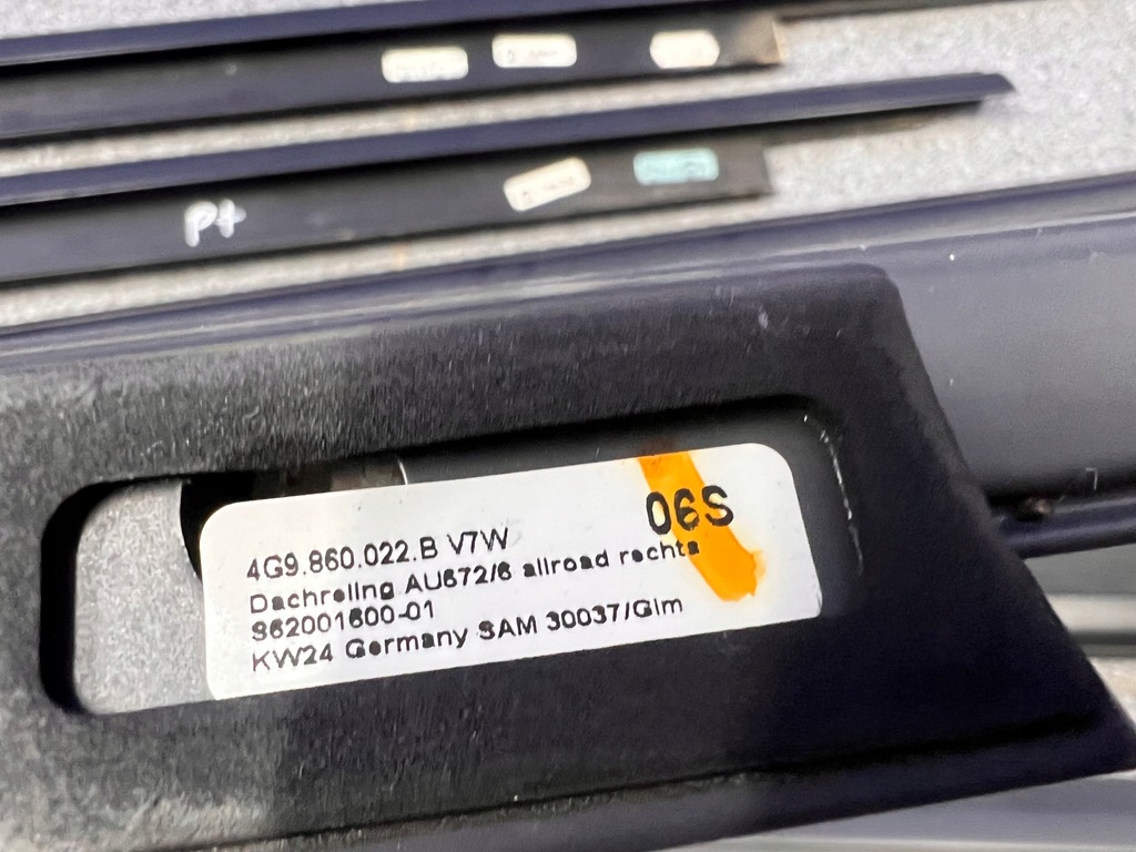 фото №12, Audi a6 c7 allroad рейлинг крышный накладки 4g0863763a 4g9860021b 4g9860022b