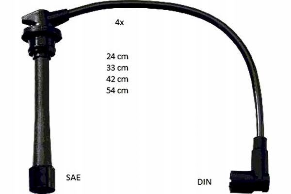 фото №1, Набір трубопровід запалювання beru zef1639