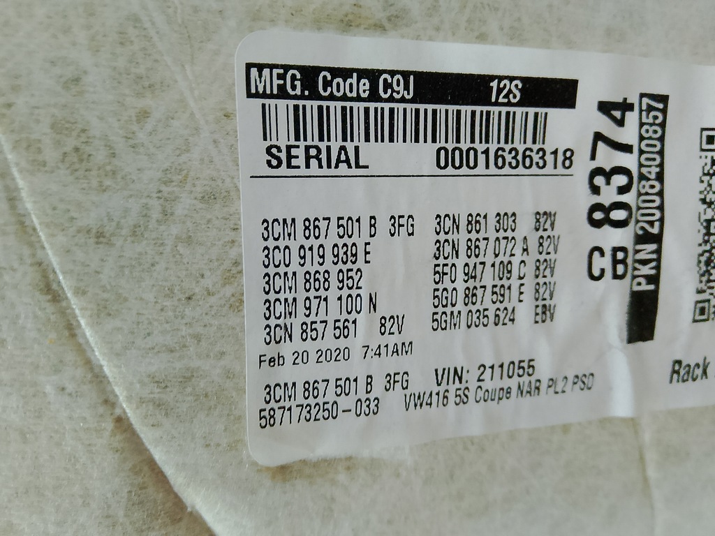 фото №6, Vw atlas cross lift 2021 потолок 3cm867501