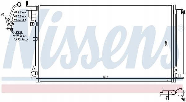 фото №8, Радіатор кондиціонера nissens 941122