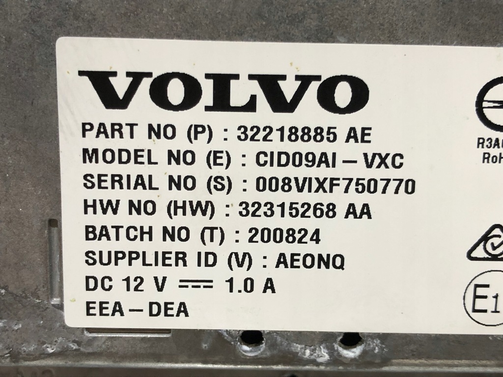 фото №4, Volvo v60 ii навигация экран 32218885