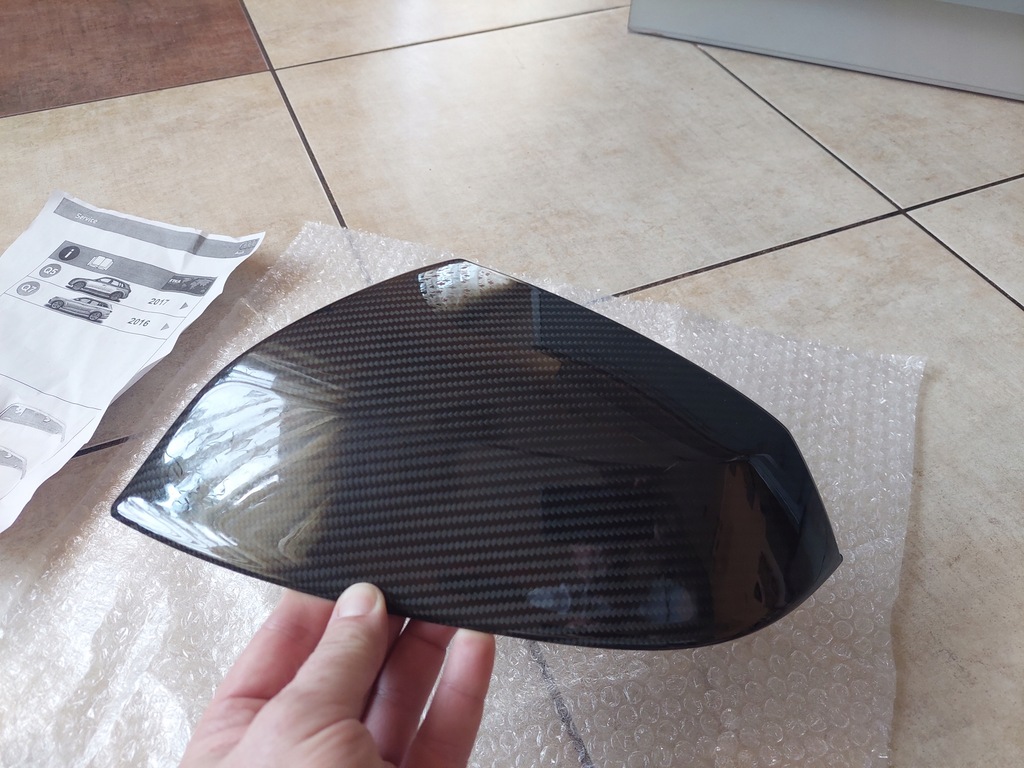 фото №8, Корпус зеркало - левая - карбон - audi q7 ii - sq7 - audi q5 ii - sq5- 4m0