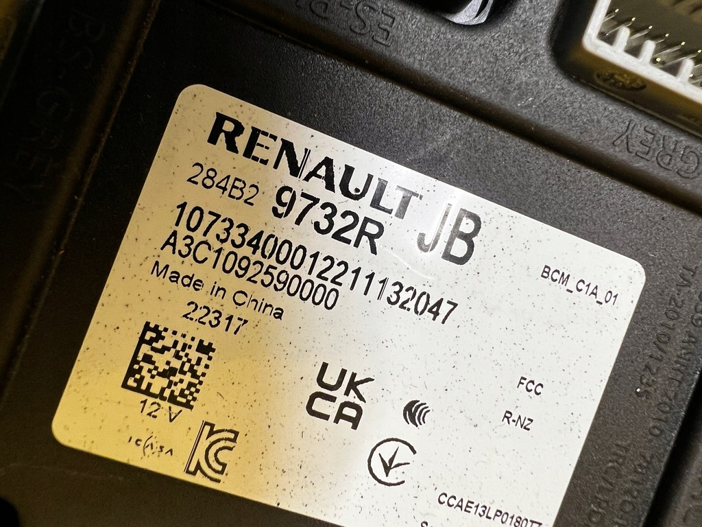 фото №11, Набір стартовий ecu bsi bcm dacia sandero stepway iii 2023r 1.0 tce