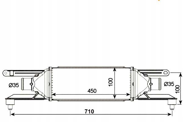 фото №1, Nrf интеркулер alfa romeo mito 1.3 multijet 955