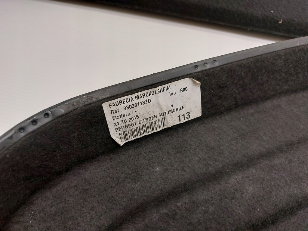 фото №4, Полка задняя citroen ds5