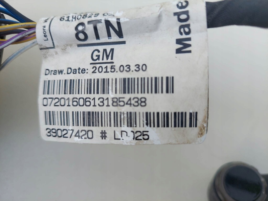 фото №5, Opel astra k v електропроводка датчиків pdc + 4 pdc