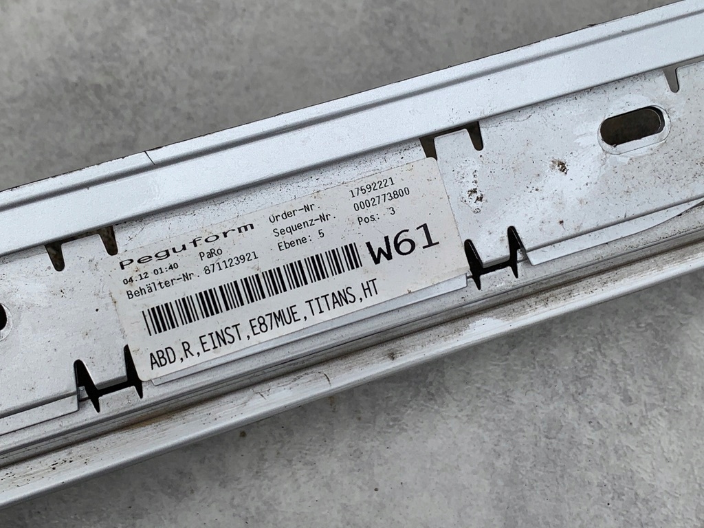 Bmw seria 1 e87 молдинг порог порог правый Недорого