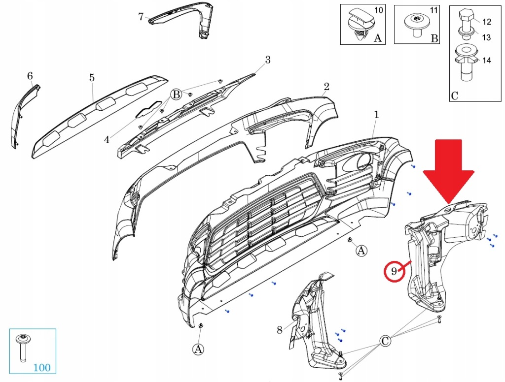 Кронштейн протитуманної фари панель фари ligier js60 sport праве Ціна
