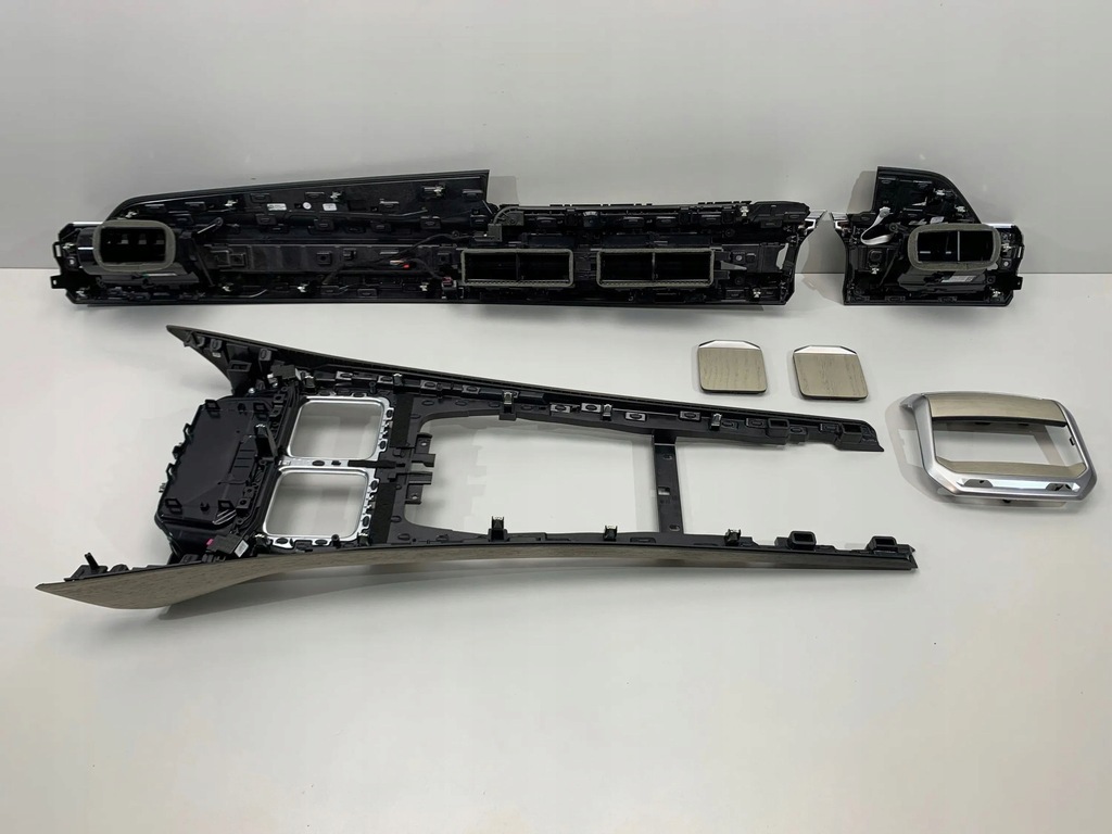 фото №10, Bmw 7 g70 накладки декоры панели туннель drewno комплект