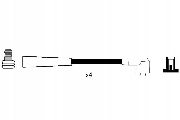 фото №2, Ngk дроти запалювання ford courier 1.3 j5_. j3_