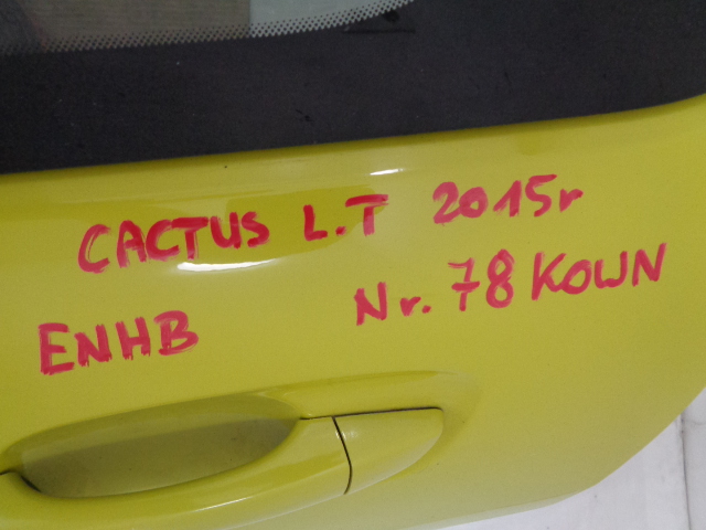 фото №8, C4 cactus дверь левая задние полный идеальное состояние enhb