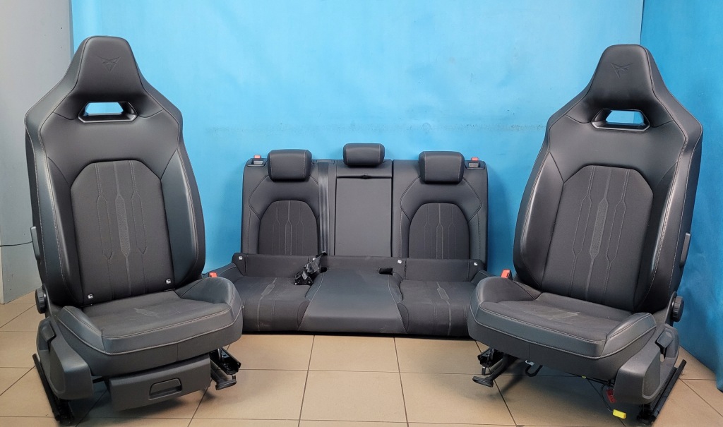 фото №1, Cupra leon 2.0 tsi сиденья ковши заднее сиденье салон комплект