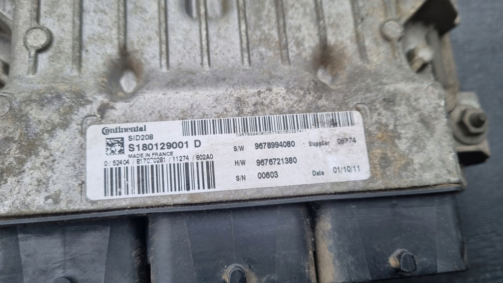 Ducato boxer 06-14 2.2 блок управления двигателя 9676721380 9678994080 в Украине