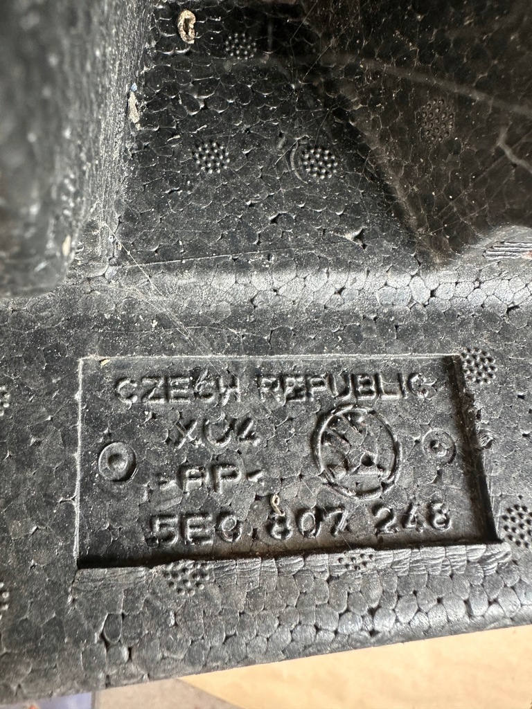 фото №11, Абсорбер бампера перед skoda octavia iii 5e0807248