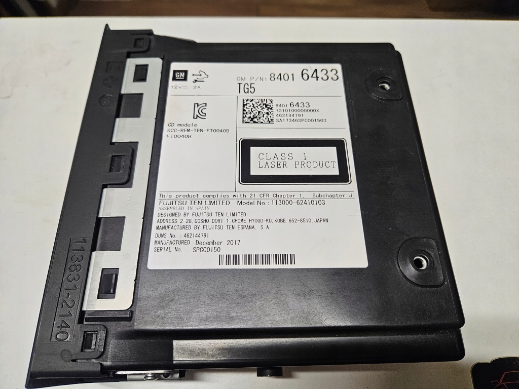 Купить Opel astra k рестайлинг  84016433 считыватель дисков cd оригинал европа