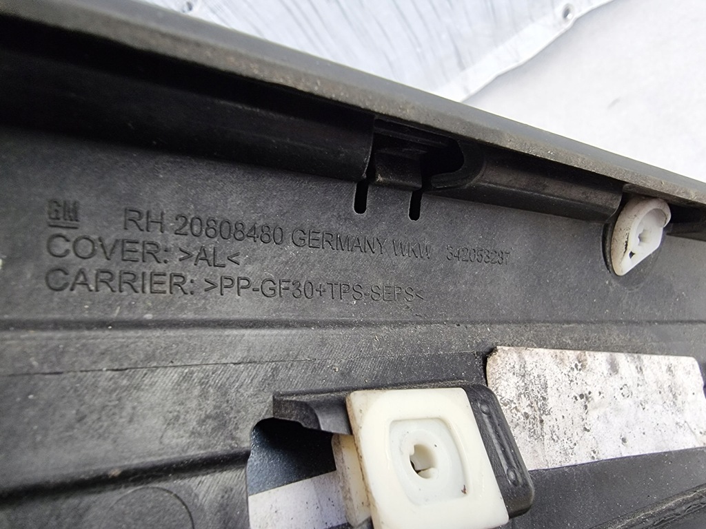 фото №7, Opel zafira c молдинг захист стійка скло права