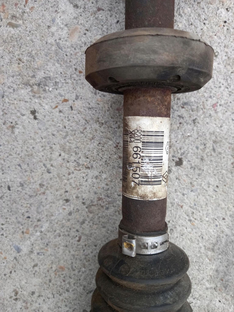 фото №5, Приводной вал короткий левая renault twingo ii 1.5 dci 07-14