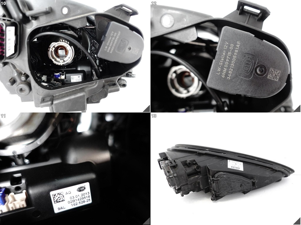 фото №11, Porsche cayenne 7p5 10-14 gts / turbo ксенон лампа ліва перед eu bez led