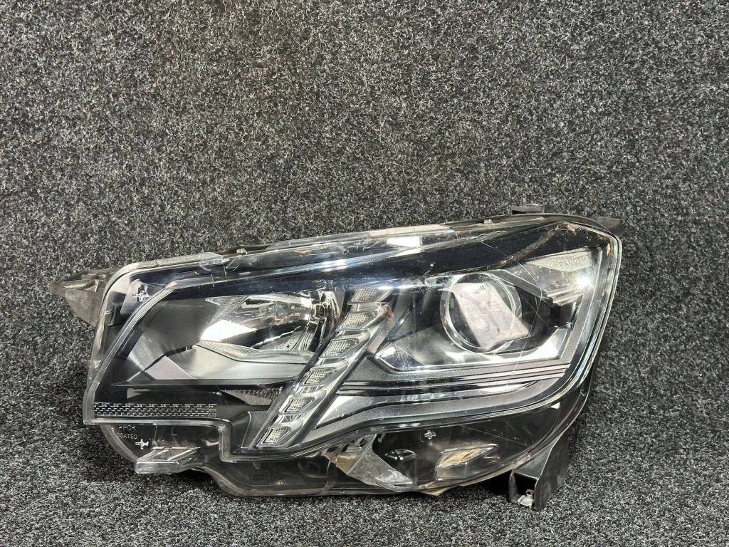 фото №2, Peugeot rifter лампа левая перед передняя h7 линза + led 9816827280
