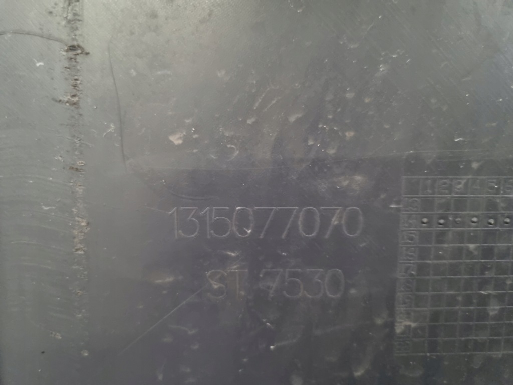 Бампер передний средний fiat ducato iii lift 14- szary оригинал 1315077070 Оригинал