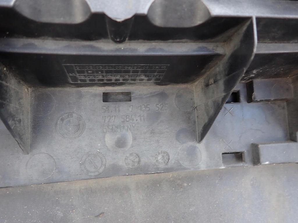 фото №11, Bmw 7 e65 lci lift 05-08 бампер перед передній