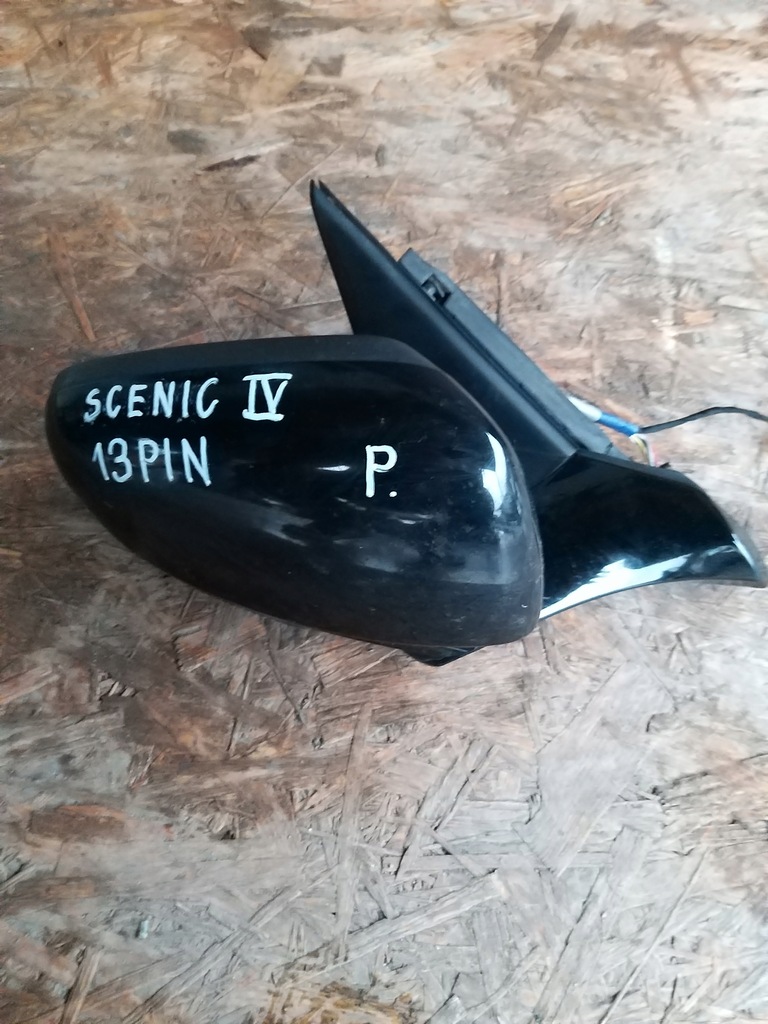 фото №1, Зеркало правое 13 pin renault scenic iv