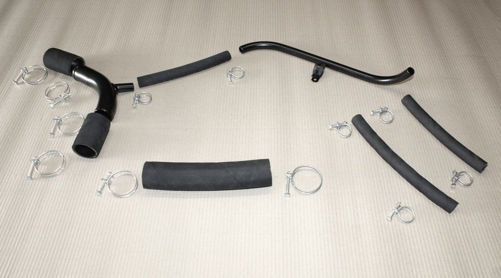 фото №11, Труби i шланги системи охолодження fso warszawa gaz pobieda m20– pełen комплект