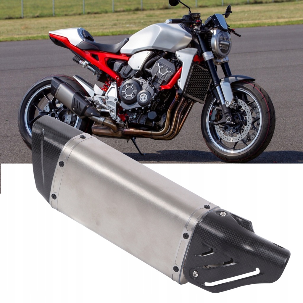 фото №11, 51mm универсальная труба выхлопная motocykla гаситель выпускной с волокна