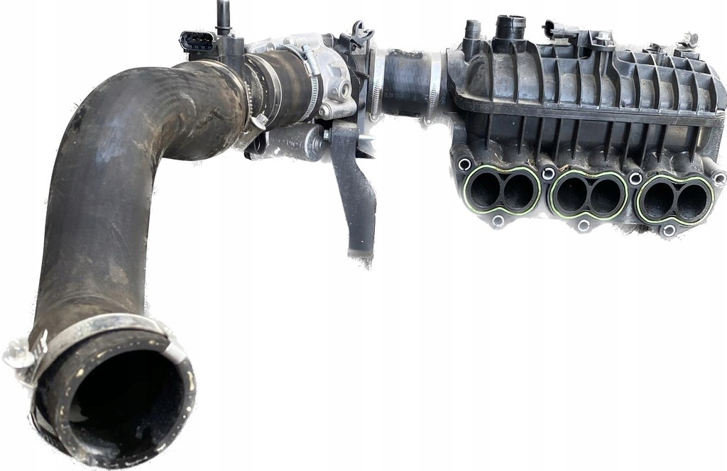 фото №1, Ford focus mk3 lift kombi колектор всмоктуючий дросельна заслінка труба wąż 1047092s01
