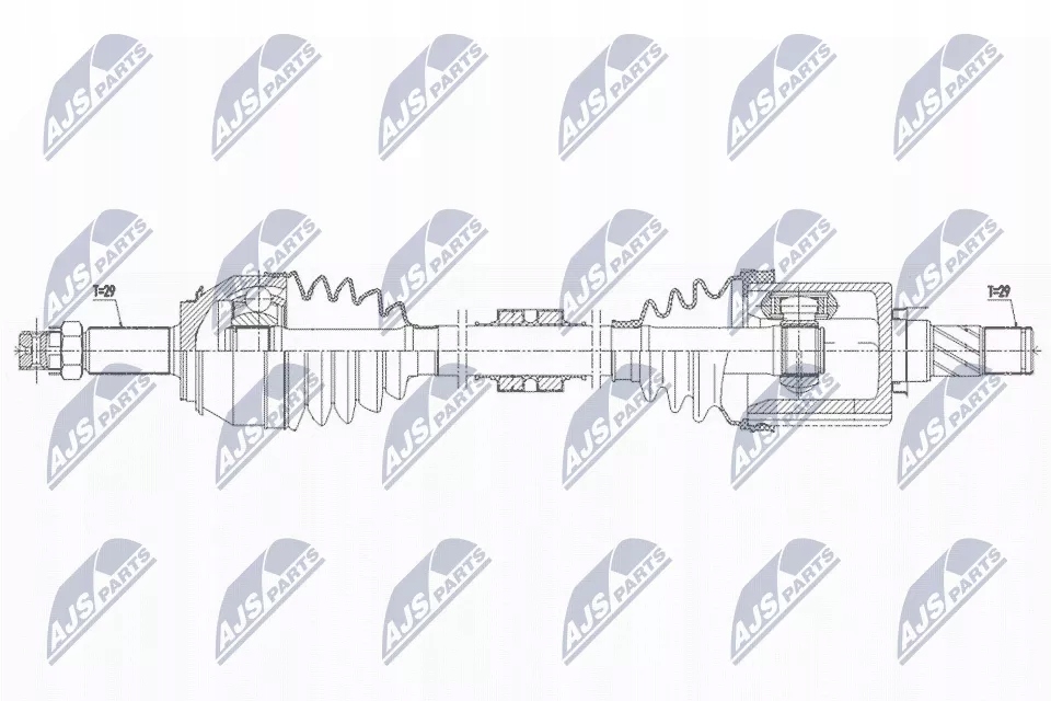 Привідний вал привідна перед ліве nissan qashqai 2 renault kadjar 2013- Ціна