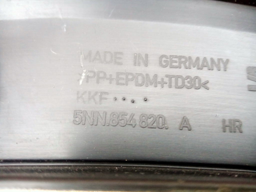 фото №9, Vw tiguan allspace правая молдинг крыла задняя