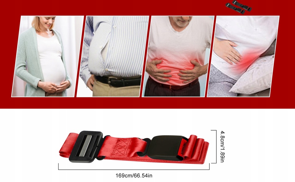 фото №14, Адаптер do ременів dla kobiet w ciąży pas безпеки smart універсальний