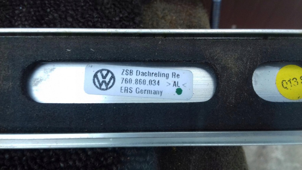 Рейлінги дахові 760860033 760860034 vw touareg 3 Оригінал