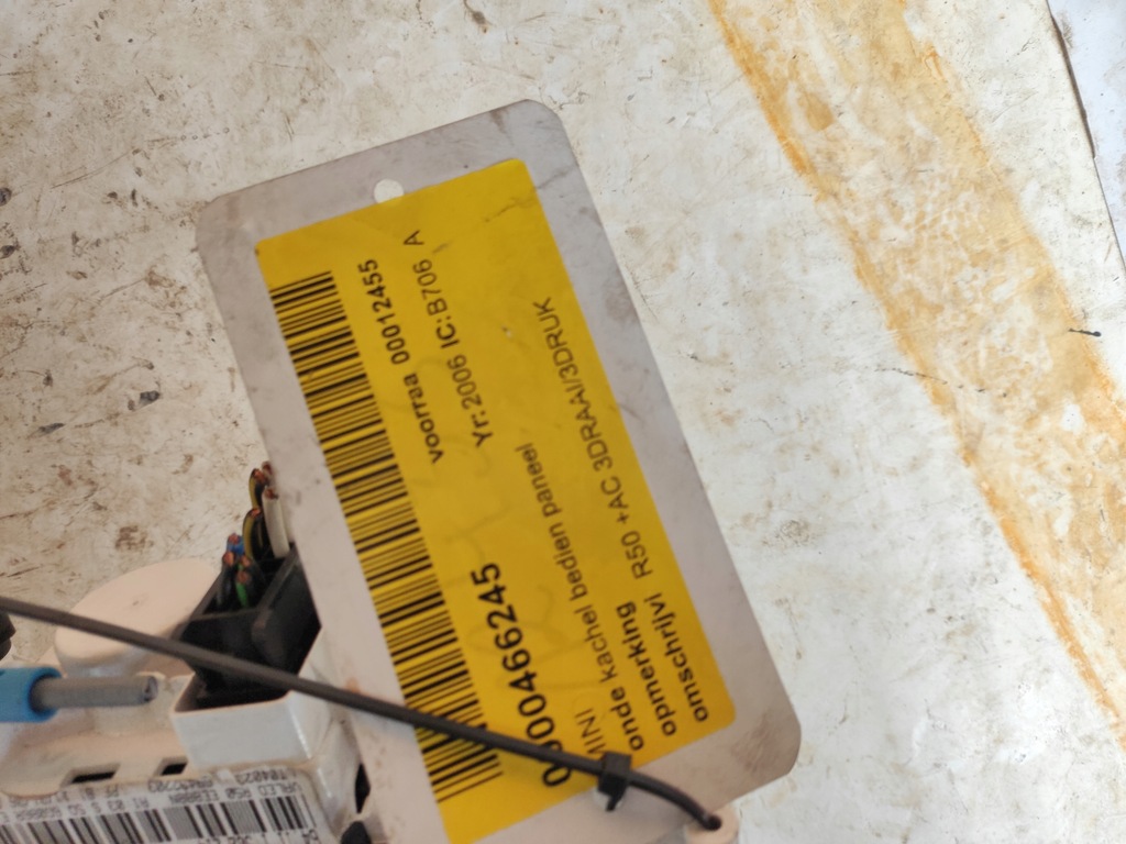 фото №3, Панель обдув кондиціонера mini cooper r50 r52 r53