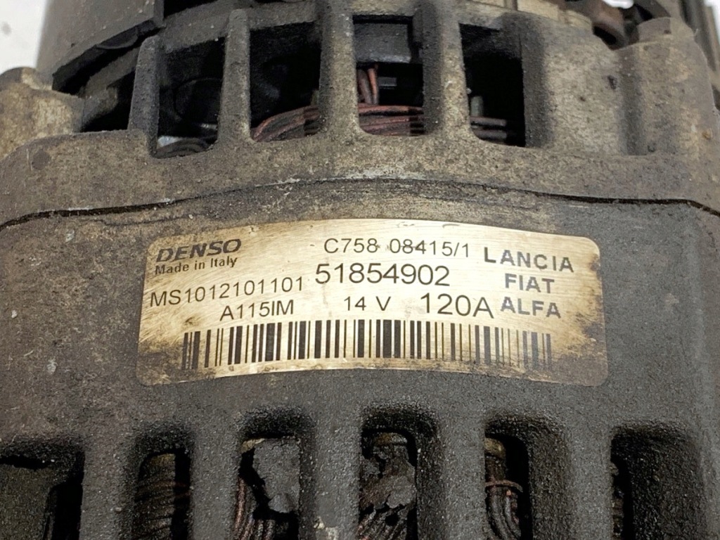 фото №4, Генератор fiat doblo ii 51854902 1.6 105km