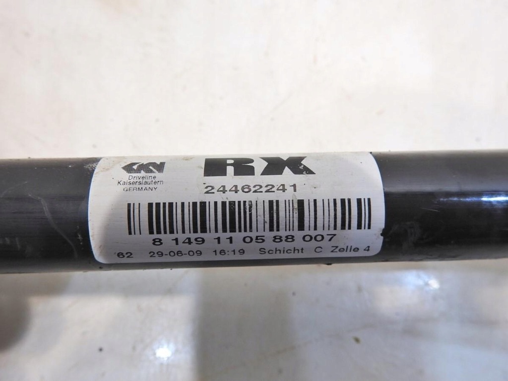 фото №6, Привідний вал права opel astra iii h 1.6 16v 24462241