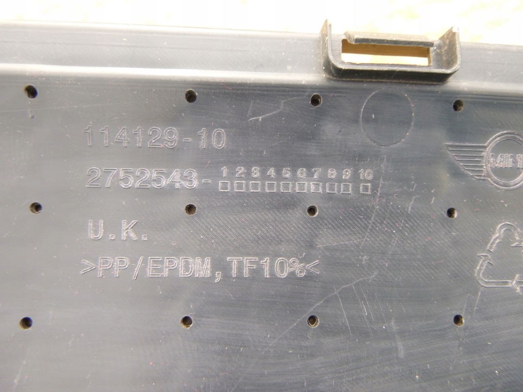 фото №3, Mini оригінальний номер 2752543 решітка нижня бампера