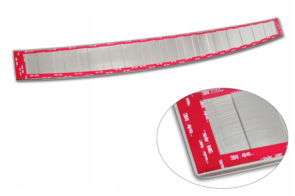 фото №9, Mercedes eqe suv x294 молдинг стальной накладка na бампер задняя