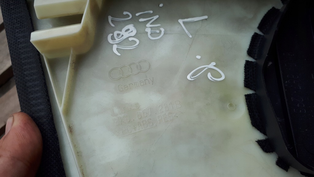 фото №10, A4 b8 s4 защита поперечина стойка b s line левый перед 8k0867281b