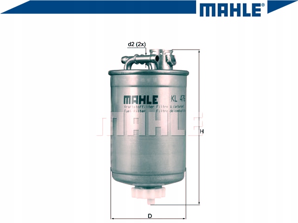 Фильтр топлива [mahle] Цена