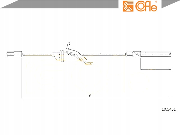 Трос h-ca перед ford kuga 08- в Украине