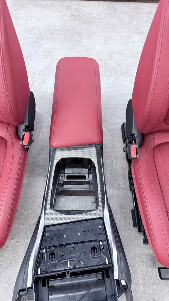 фото №9, Bmw g26 сидіння заднє сидіння обшивки m-pakiet sport tacora rot шкіра підігрів kpl uk