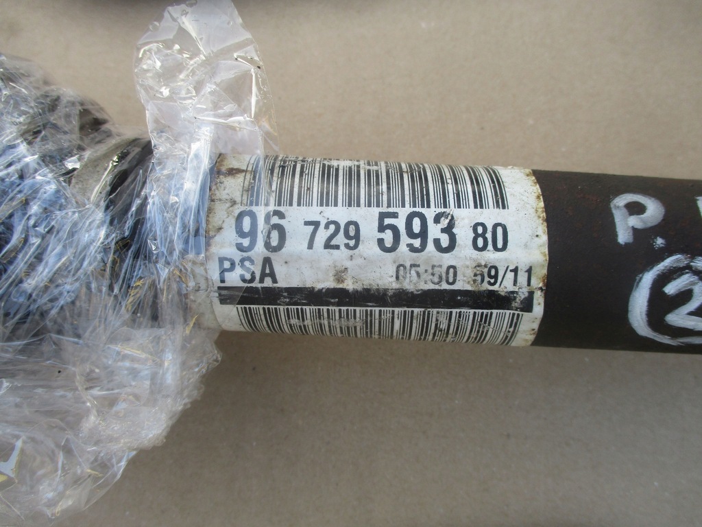 фото №5, Приводной вал левая 9672959380 citroen c5 iii 1.6hdi