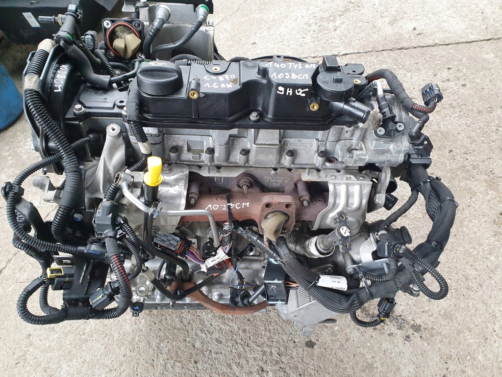 фото №10, Двигатель 1.6 hdi 10jbcm 9h06 citroen peugeot 2010-