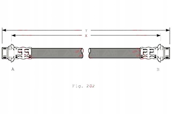 фото №1, Trw шланг тормозной toyota 4 runner 3.4 4wd kzn