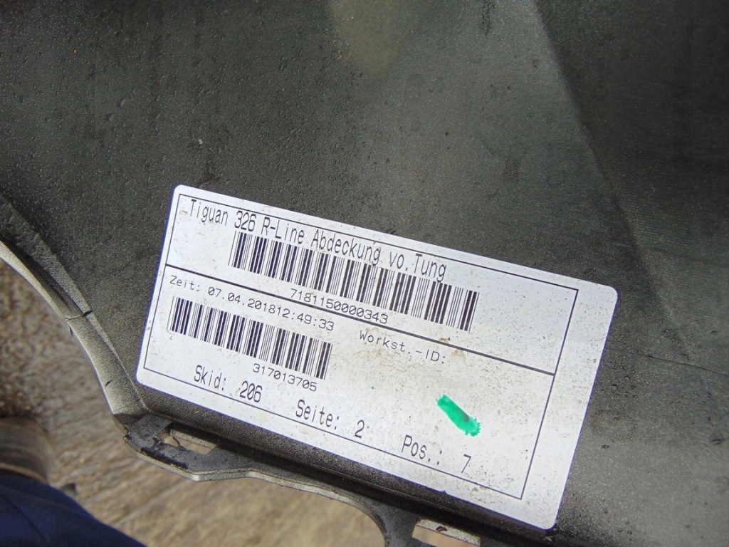 фото №11, Бампер перед vw tiguan ii r-line pod ксенон