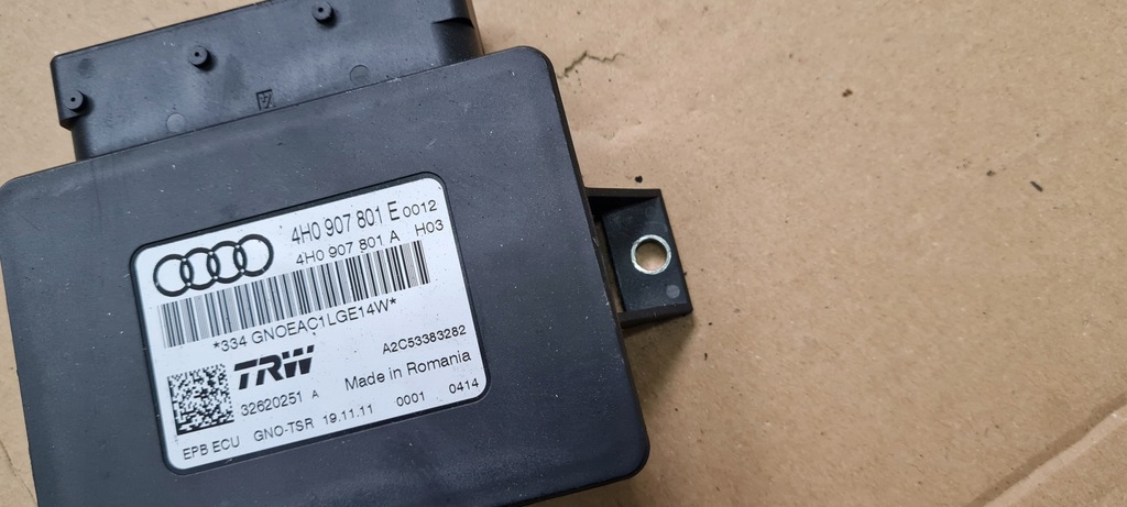 фото №5, A7 4g модуль гальма ручного 4h0907801e a6 c7 4g