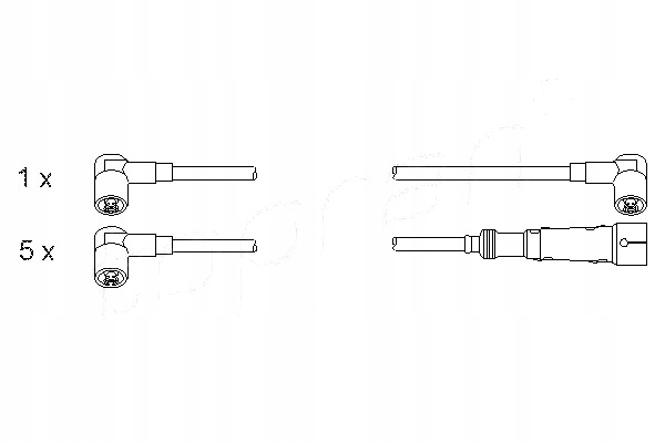 фото №2, Провода зажигания vw 2,0-2,5 topran
