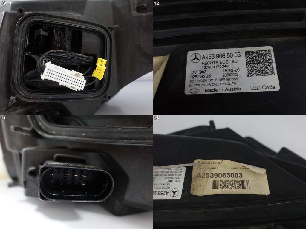 фото №11, Mercedes glc x253 c253 19-22 lift mopf full led multibeam лампа правая eu